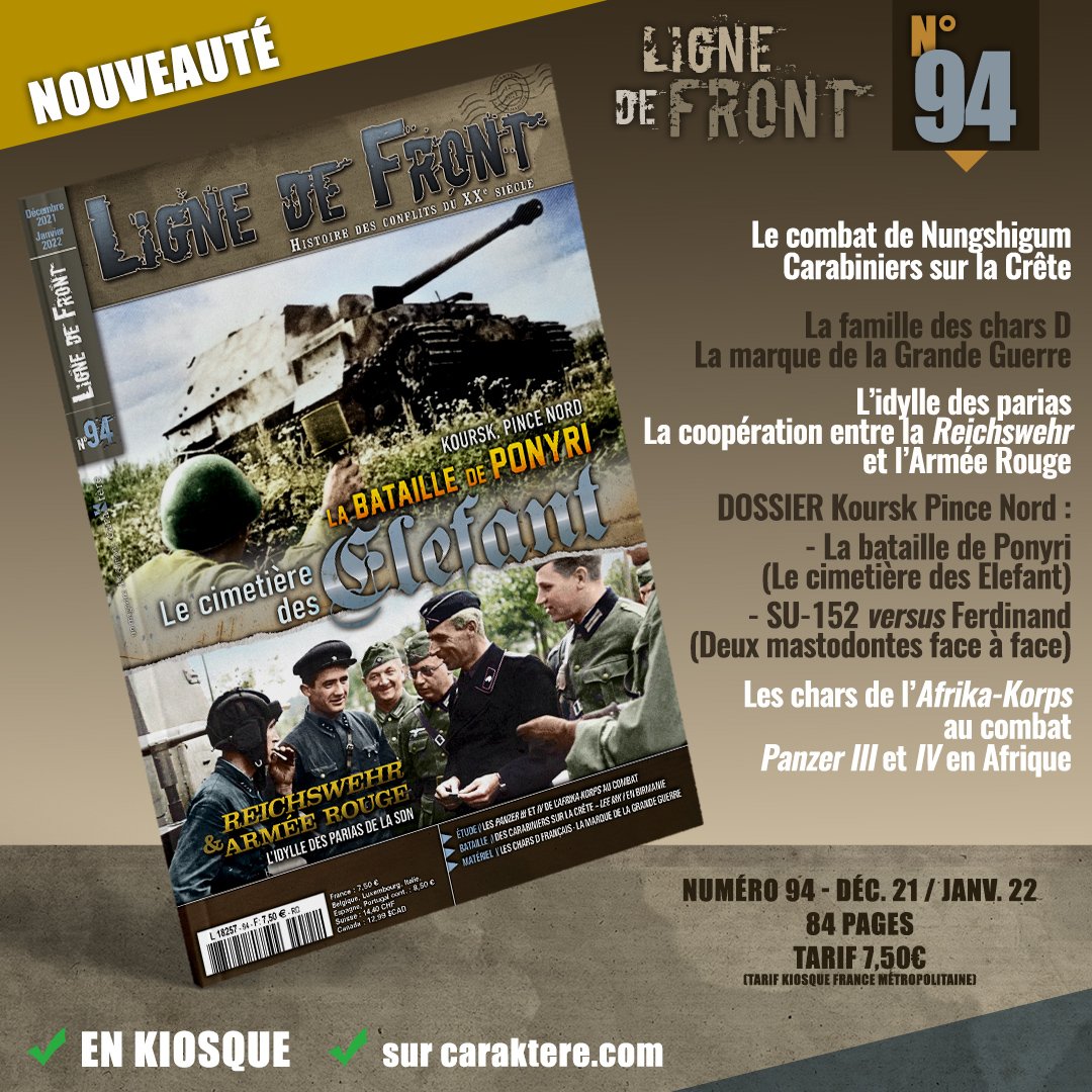 Ligne de front n°94. Magazine. BirHacheim, le rombier